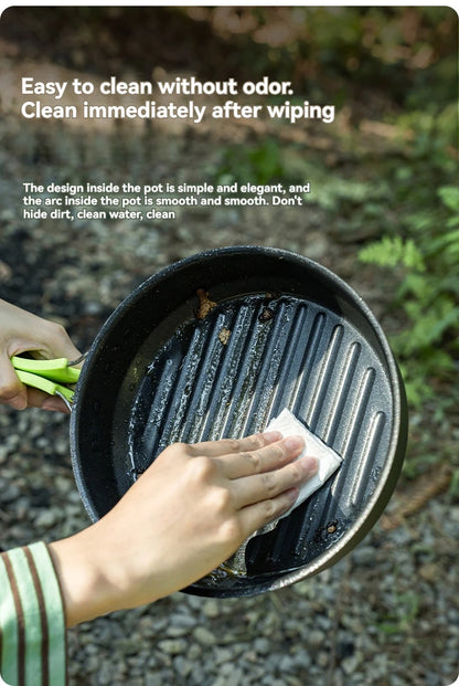 ALOCS Camping Cookware Set Outdoor Stove Kettle Frying Pan Picnic Equipment Complete Set of Portable Kitchen Gear for Hiking