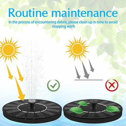 1.5W solar fountain, lotus leaf design floating fountain, used for pond, bird bath, outdoor decoration water pump,water fountain