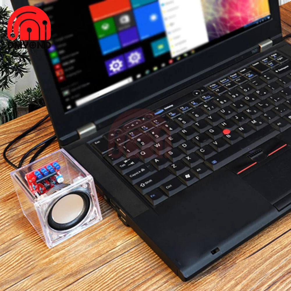 Portable BL Speaker Production Kit Electronic DIY Parts Transparent Speaker Parts Welding Training Accessories Audio Parts DIY