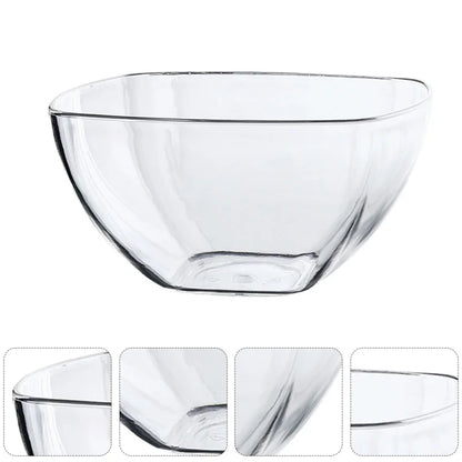 Glass Acrylic Serving Salad Bowls Salad Plastic Mixing Acrylic Serving Salad Bowlss Transparent Fruit Acrylic Large Vegetable