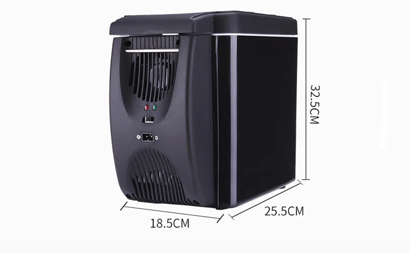 6L 12V Electric Car Refrigerator Mini Freezer Car Freezer Cooler and Warmer Electric Fridge Portable Icebox Travel Refrigerator