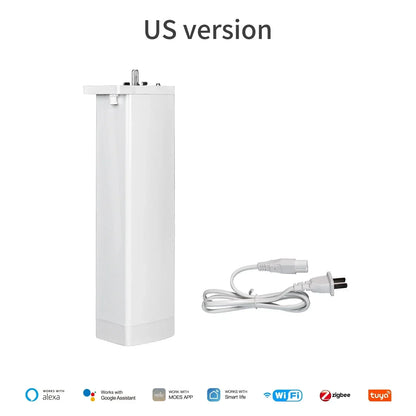 Smart Curtain Motor Electric WiFi and Zigbee Curtain Opener Remote Control For Curtain Track  Compatible with Alexa