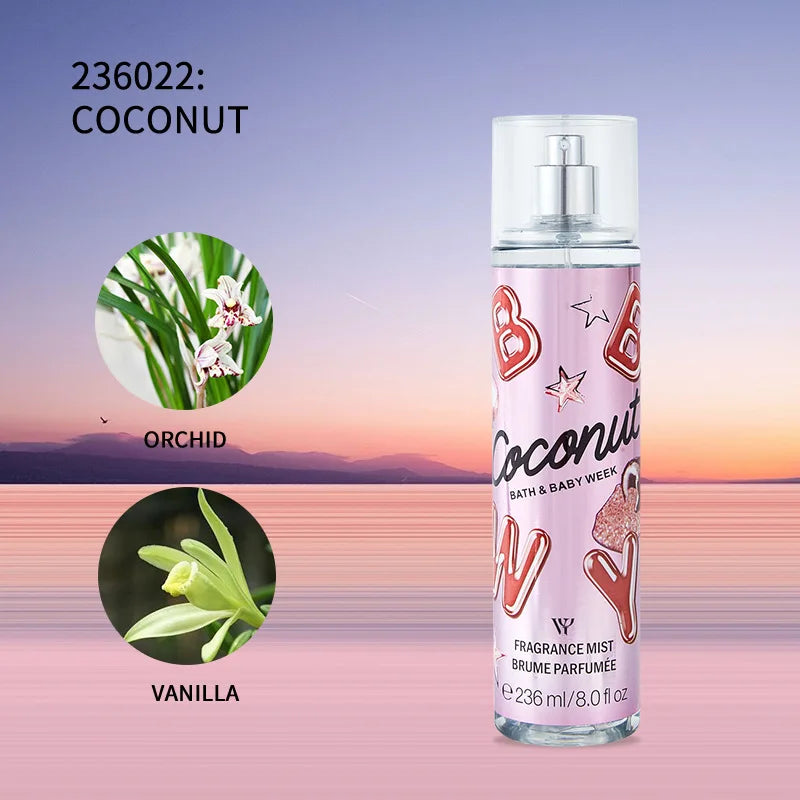 Women's Long Lasting Light Fragrance Victoria Fragrance Body Spray With Various Flavors Skin Care