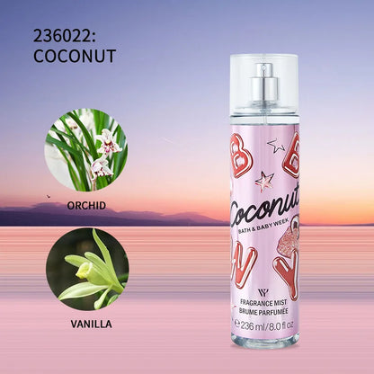 Women's Long Lasting Light Fragrance Victoria Fragrance Body Spray With Various Flavors Skin Care