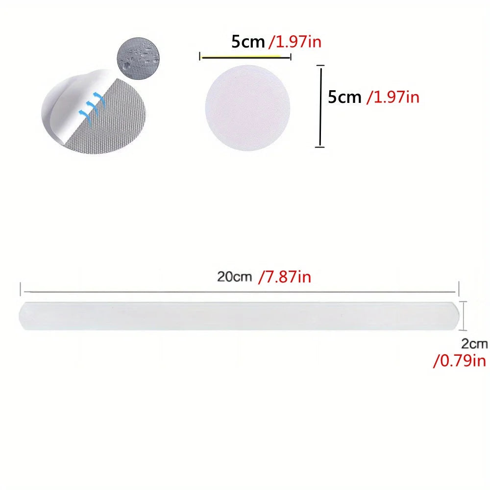 6/12/24/40 Pcs Anti Slip Strips Shower Stickers Colored Non Slip Bath Safety Strips for Bathtub Shower Stairs Floor