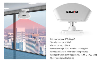 Fuers WIFI Tuya Smart Alarm System Siren Speaker Loudly Sound Home Alarm System Wireless Detector Security Protection System