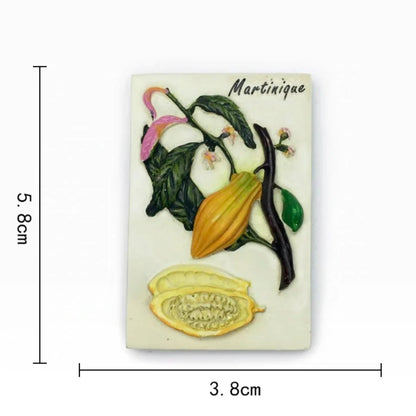 Europe France Lyon Strasbourg Marseille Resin 3D Fridge Magnets Tourism Souvenir Refrigerator Sticker