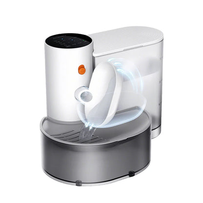 Cat Water Fountain, Automatic Pet Water Dispenser for Puppy, Rechargeable Wireless Cat Drinker No Need Filter, Cat Accessories