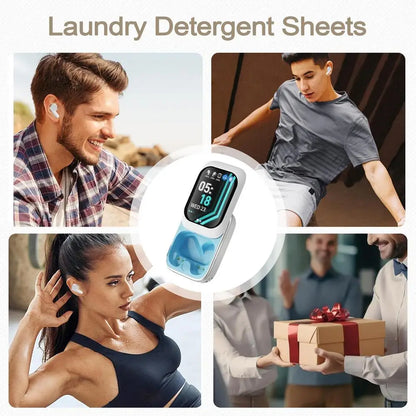 Wireless Ear Buds In-Ear Headphones Wireless Earbuds Slider Earphones Cordless Earbuds Full Color Touchscreen Ear Buds In-Ear