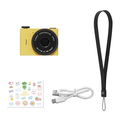 A5 Mini Camera With 1.54in Screen Vintage Camera Front Rear Camera Kids Camera Indoor Home Support TF Card Kids Vlog Camera