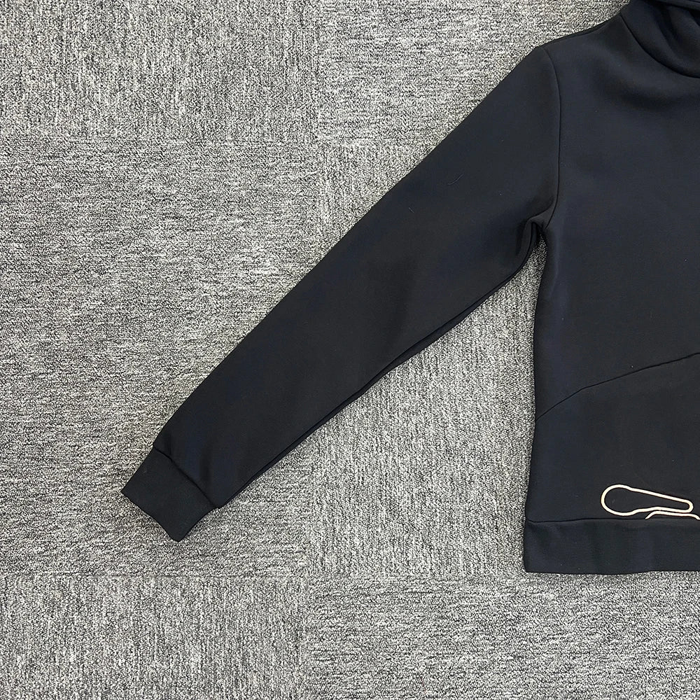 Jogging Streetwear Hoodies Trousers Set Centre Cee Tracksuit Men Clothing Y2k Cotton Sweatshirts Tops Pants Mens Clothes Black