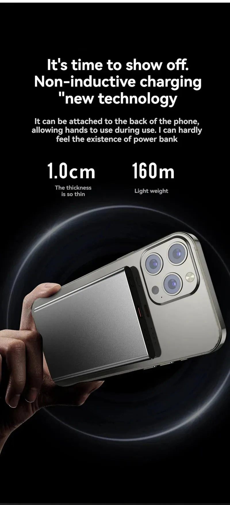 5000/10000mAh Thin Wireless Power Bank Potable Charging Mobile Powerbank Magnetic External Battery for iPhone Huawei Xiaomi 2025