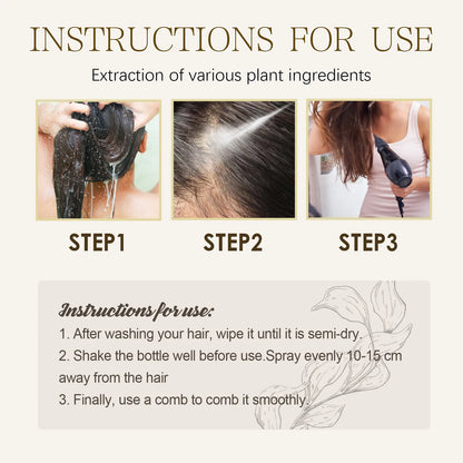 EELHOE Smoothing Hair Serum Spray Keratin Protein Correcting Molecular Repair Frizz Damaged Hair Soften Mask Beauty Health Care