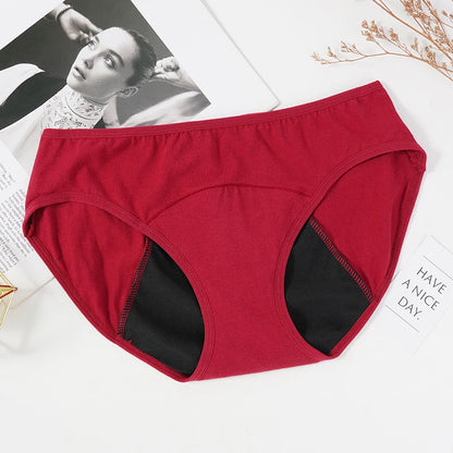Menstrual Panties Physiological Pants Women Underwear Period Cotton Absorb Water Quick-dry Briefs Female Lingerie Plus Size