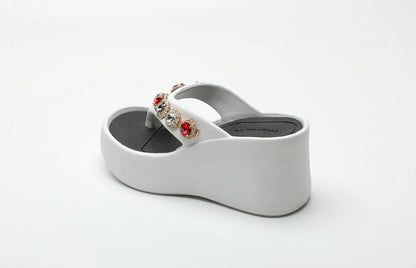 Woman Slippers Flip Flops Slides on Beach Sandals Waterproof Stylish Shoes for Women Top Designs Shoe Clappers Summer Sale