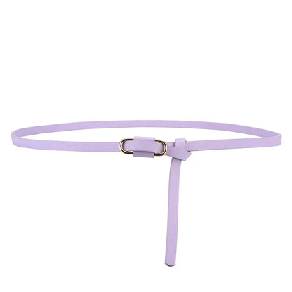 Metal Buckle Thin Stretchy Waist Belt Striped Elastic Waistband Elegant Women Girdle Female Belt Fashion Apparel Accessories New