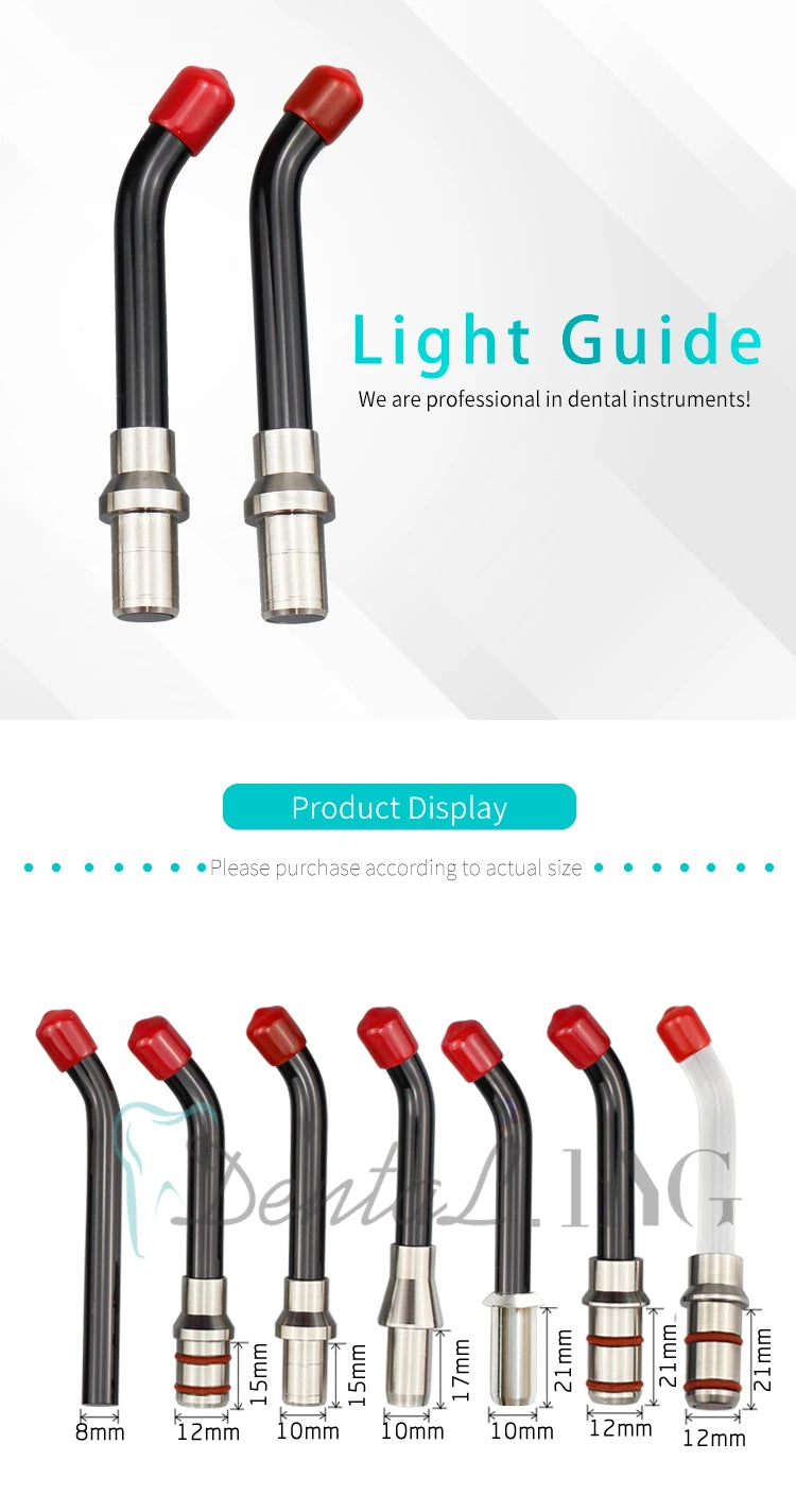 1Pc Dental LED Curing Light Guide Tips For Dental Cure Lamp Optical Fiber Rod Tips Teeth Whitening Dental Tool