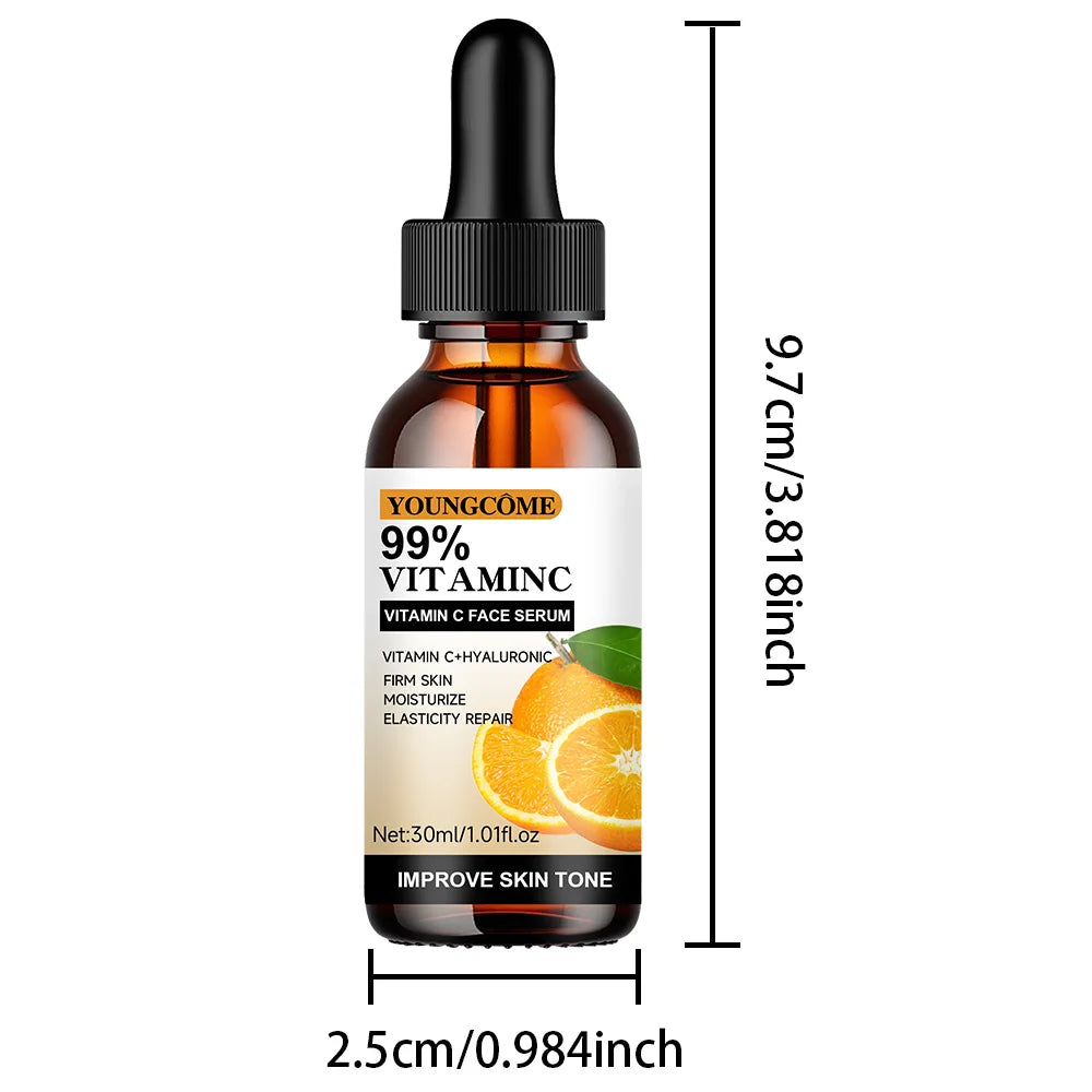 Vitamin C Facial Essence Contains Hyaluronic Acid Vitamin C Dark Spot Remover Moisturizing Repair Anti-aging Essence Facial Skin