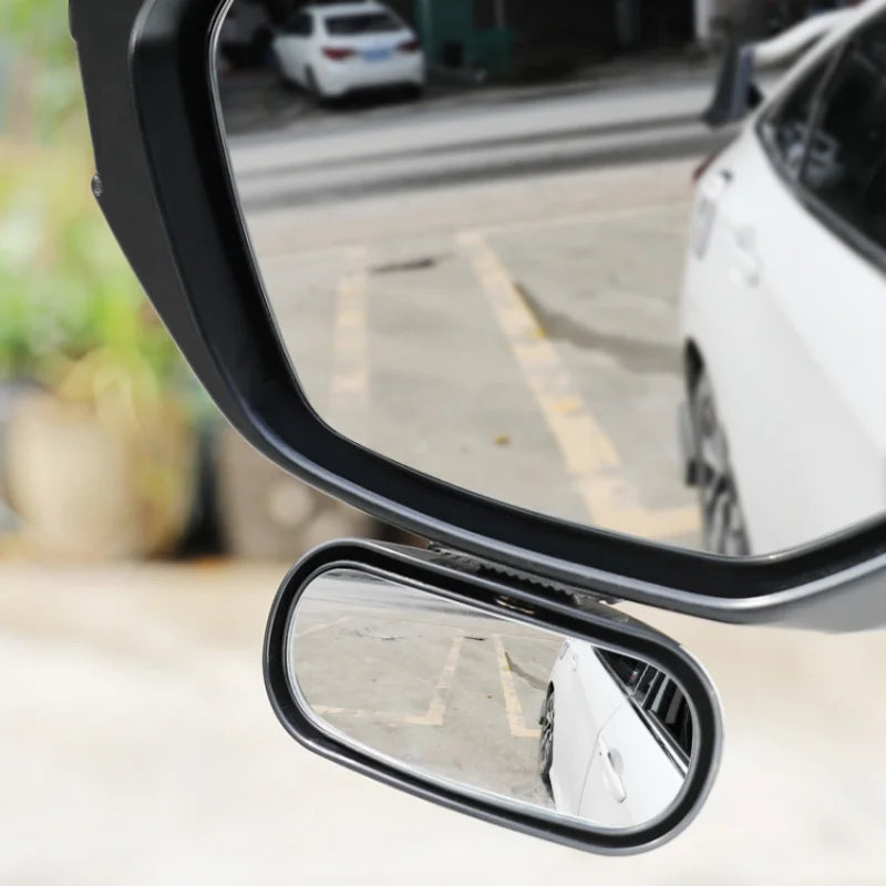 Universal Car Mirror 360° Adjustable Wide Angle Side Rear Mirrors blind spot Snap way for Parking Auxiliary Rear View Mirror