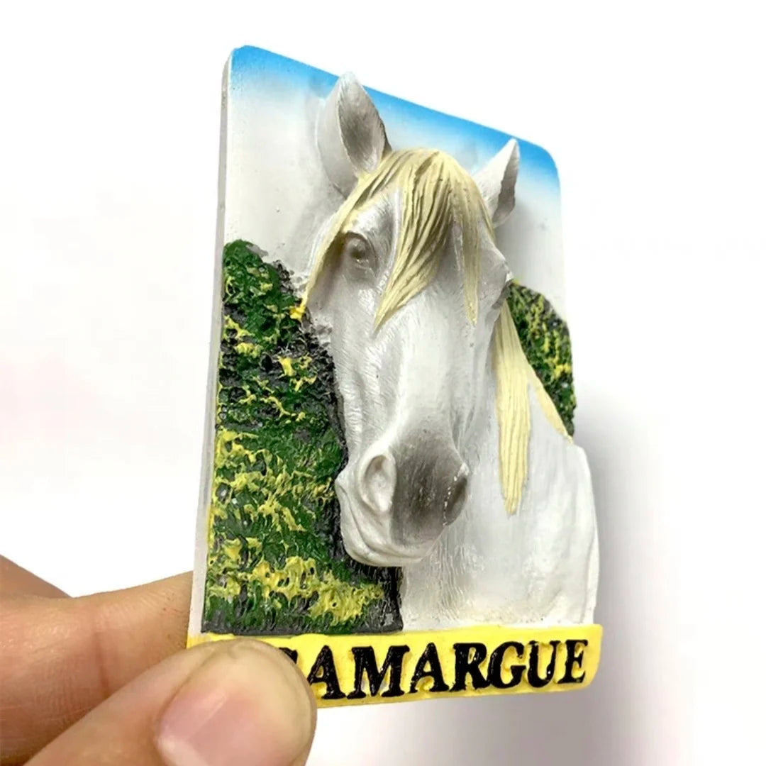 Europe France Lyon Strasbourg Marseille Resin 3D Fridge Magnets Tourism Souvenir Refrigerator Sticker