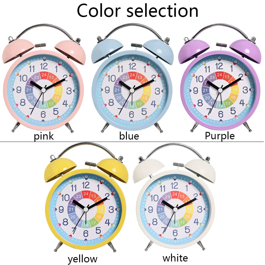 1pc student-only bedroom table alarm clock; 3-inch early education small alarm clock; Room/home décor