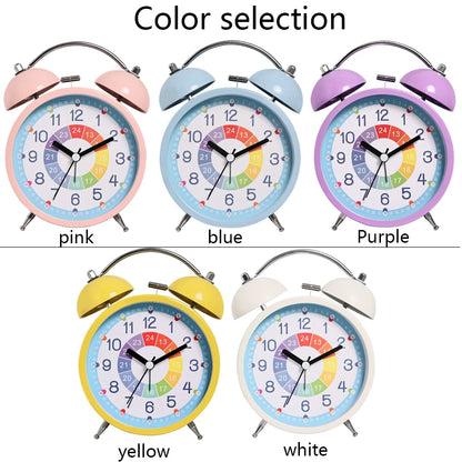 1pc student-only bedroom table alarm clock; 3-inch early education small alarm clock; Room/home décor