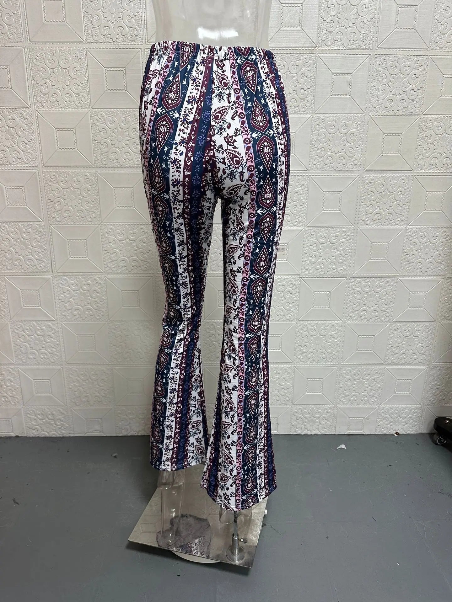 Womens Boho Pants Flare Leggings Hippie Harem Pants Yoga Pants Comfy Bohemian Flowy Hippie Clothes Trousers Bottom Palazzo Pants