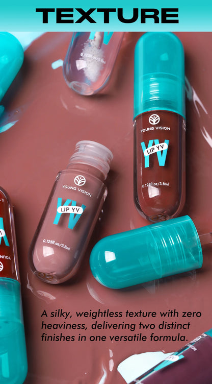 YOUNG VISION 6-Shade Avocado Long-Lasting Moisturizing Lip Stain is lightweight, non-sticky, non-stick cup lip stain