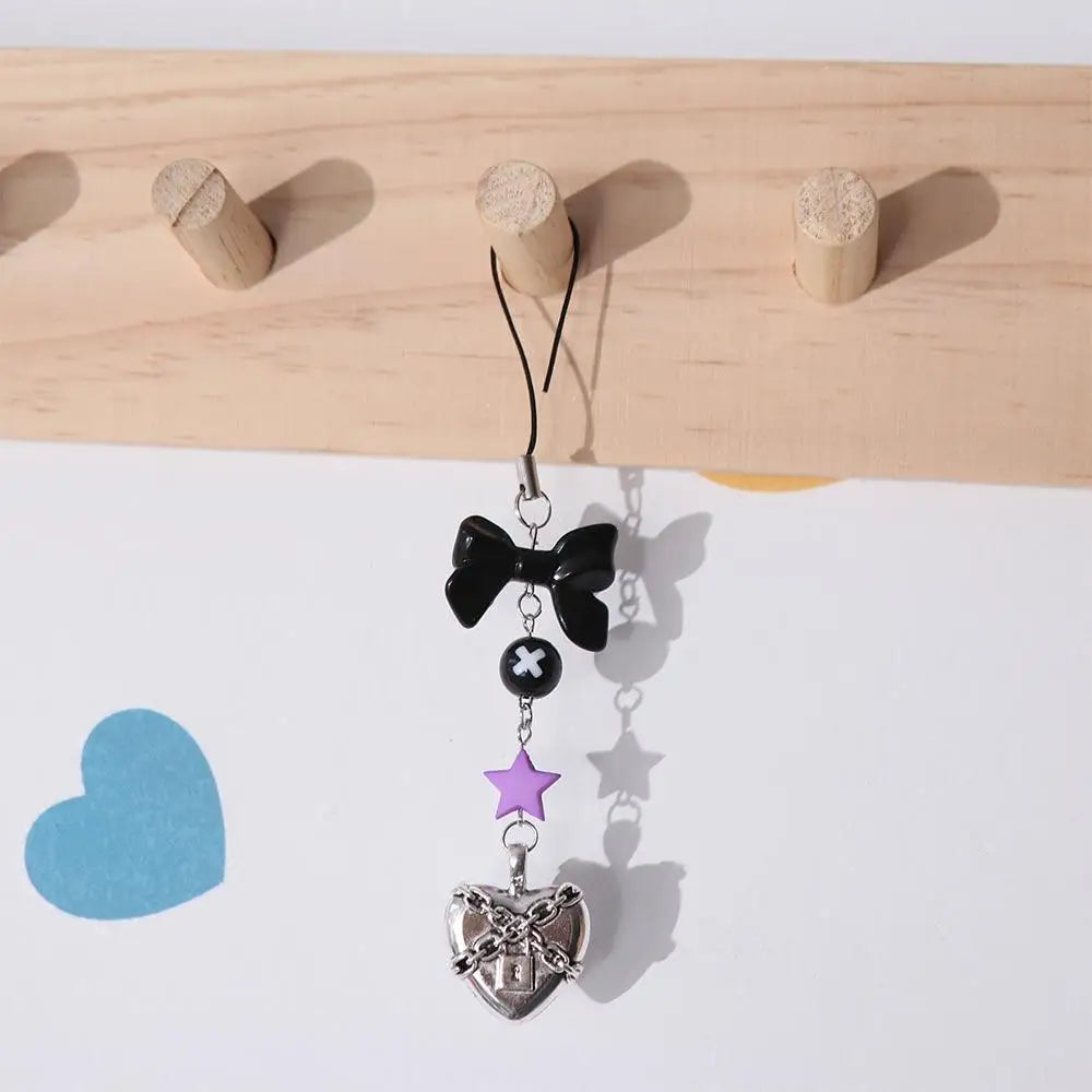 Sweet Girl Y2K Phone Pendant Phonestraps Phone Charms Phone Chain Butterfly Backpack Ornament Phone Lanyard Keyring Jewelry