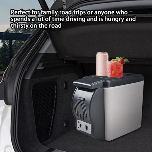 Electric Car Fridge Mini Car Refrigerator Freezer Cooling and Heating Ice Box Vehicle Car Electronic Devices Fridge