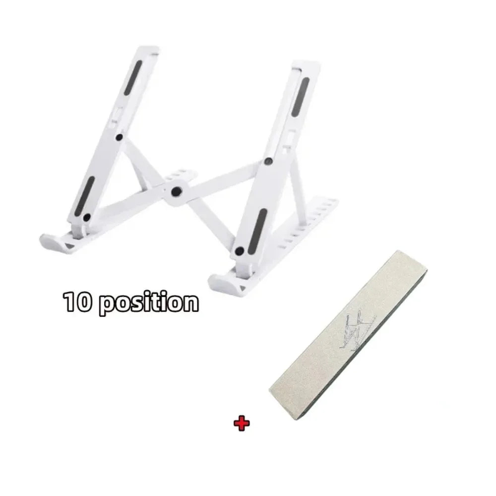 Foldable Laptop Stand Cooling Notebook Bracket Adjustable Ergonomic Laptop Support Base Holder Laptop Tablet Accessories Stands