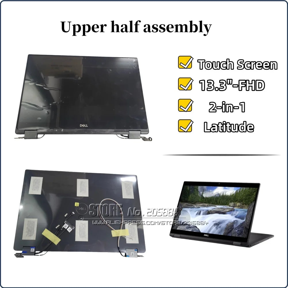 13.3-inch laptop screen For Dell Latitude 7300 7310 7320 7330 7340 7350 7370 7380 7390  Non-touch screen