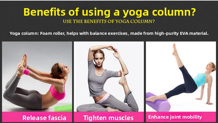 Extended 90cm  EVA Foam Roller Me Pattern Yoga Massage Sti Fitn Exercise Muscle Relaxation Roller