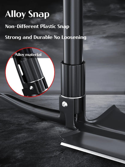 Multifunctional garden shovel for camping, suitable for camping/fishing/wild survival, etc. Shovel. Pickaxe and hoe three-in-one
