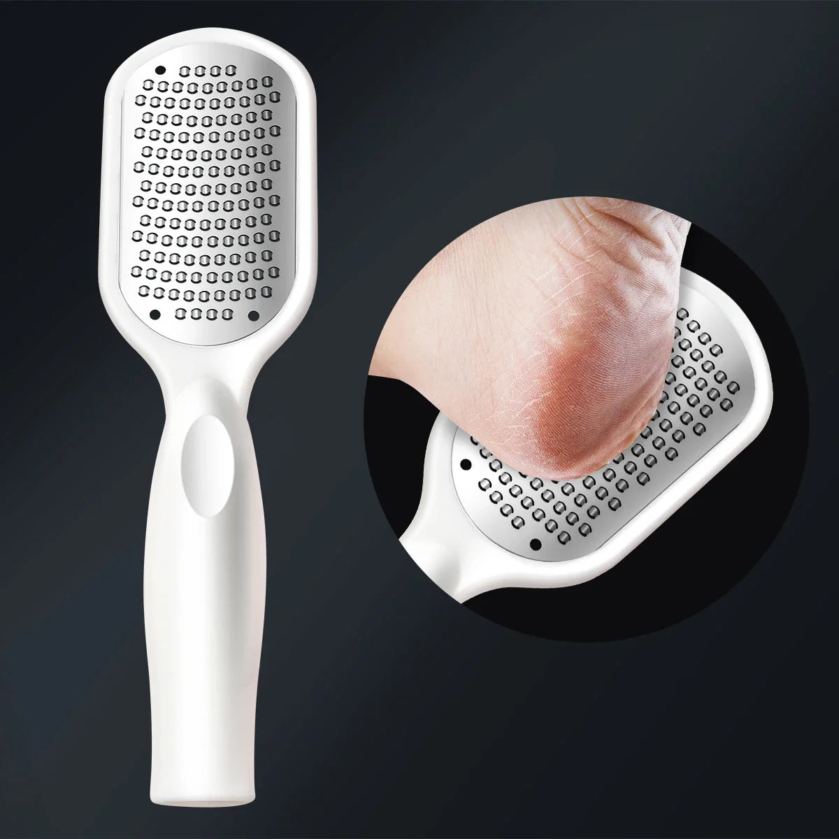 1 Pcs Pedicure Foot Care Tools  Dead Skin Callus Heel Scrub, Heel Scrub Professional Rasp Heel  Remover Grater Hard  Foot File