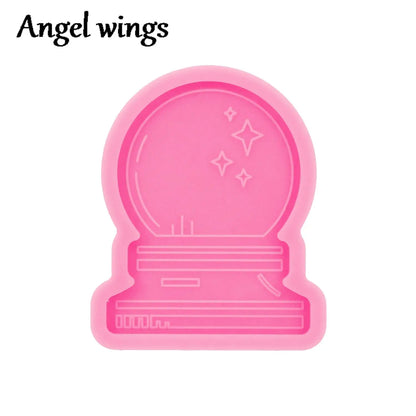 DY1206 African Tribal Symbols Badge Reel Mold Epoxy Resin, Medical,Medical, Physical Therapy, Pharmacy Nursing Chocolate Moulds