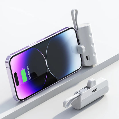 Mini Power Bank 5000mAh Portable Mobile Phone Charger External Battery Power Bank Plug Play For iPhone Samsung Xiaomi Power Bank