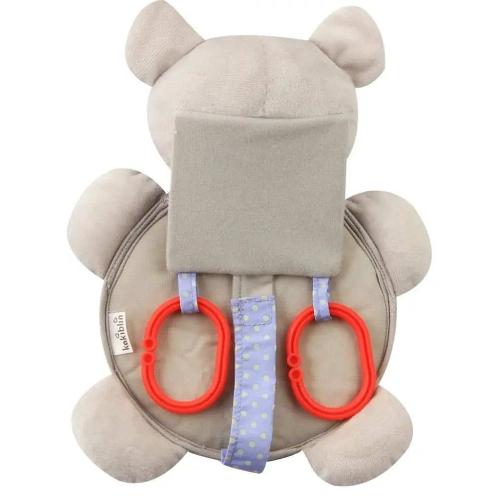 Cute Baby Rear Facing Mirrors Soft Cartoon Plush Toy Seat Headrest Rearview Mirror Easy Installation Interactive