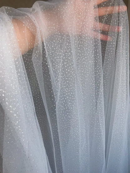 YoulaPan V84 Apparel Accessories & Textiles / Mesh Apparel Fabrics Sparking Tulle DIY Soft Party Dresses Fabrics by the Meter