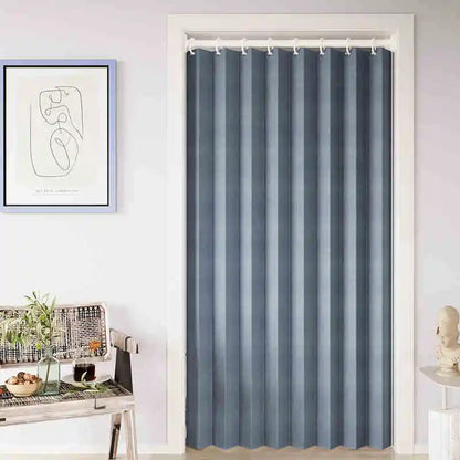 Magnetic Door Curtain Pleated Door Curtain Folding Door Curtains Accordion Door Closet Door Curtain Invisible Applicable