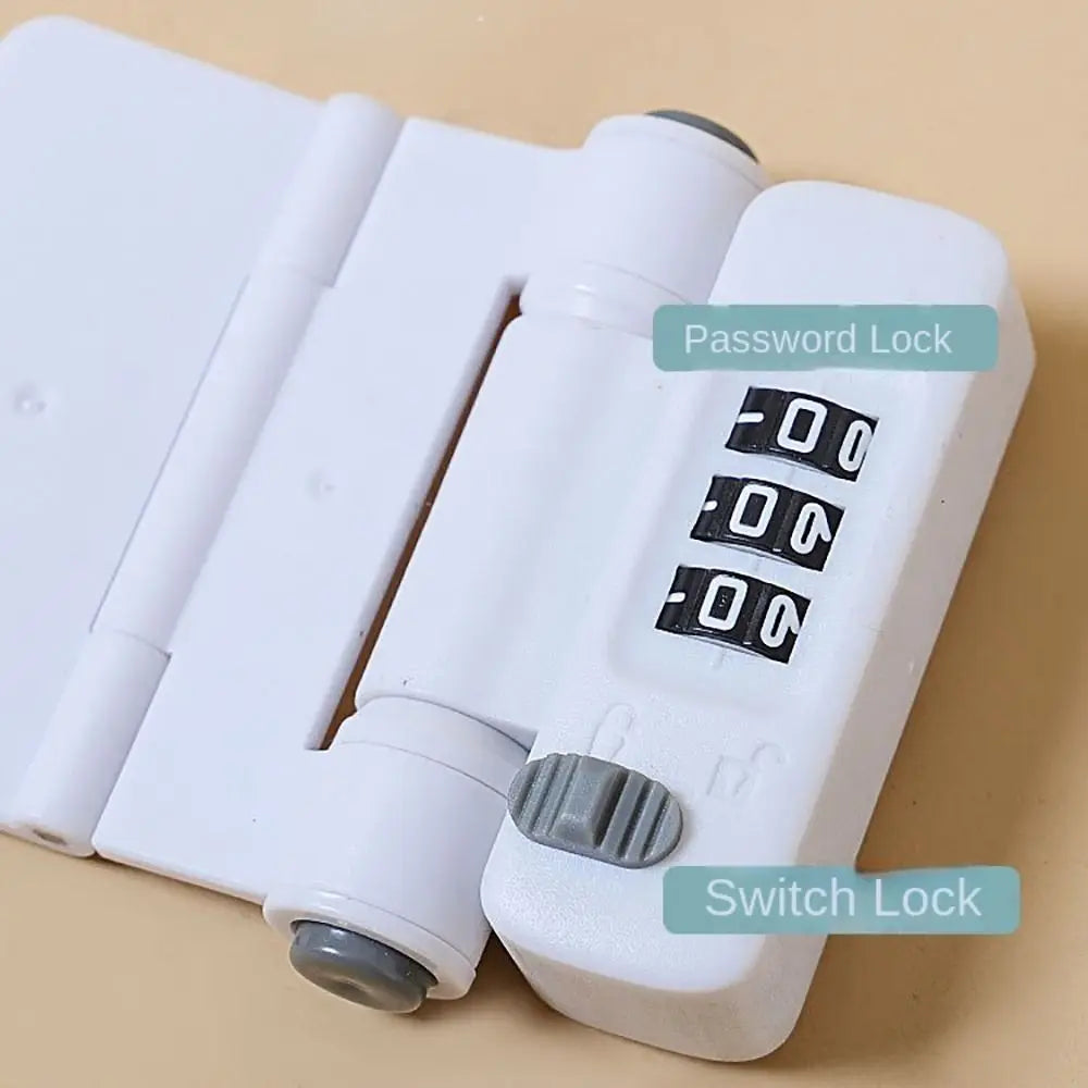 Baby Safety Drawer Lock password Anti-Pinching Hand Cabinet Drawer Locks Plastic White Safety Buckle for Kids Protection