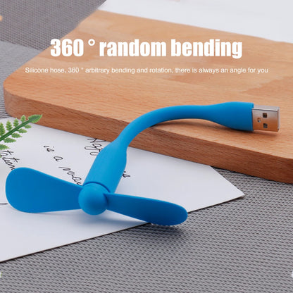 Flexible Portable Mini Fan for Power Bank Notebook Computer Summer Travel Cooling Cooler Mobile Phone USB Gadgets Fans