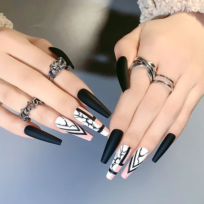 Wearing False Nails, Detachable for Foreign Trade, European and American False Nails, Ins Ballet Nail Patches, Press on Nails