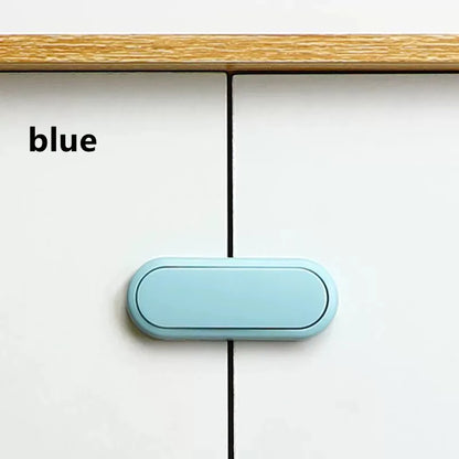 Children's Drawer Safety Latch Cabinet Door Protection Baby Anti Pinch Hand Invisible Lock Opposite Door Wardrobe Lock