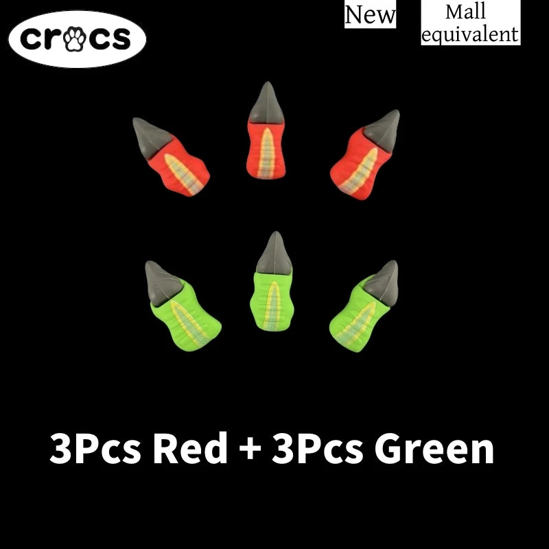 3/6Pcs Dinosaur Claw 3D Stereoscopic Shoe Accessories for crocs