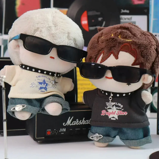 Labubu Clothes Doll American Hip Hop, V1 V2 Doll Clothing Accessories, Labubu Clothes Designer,15/17cm Doll Toy