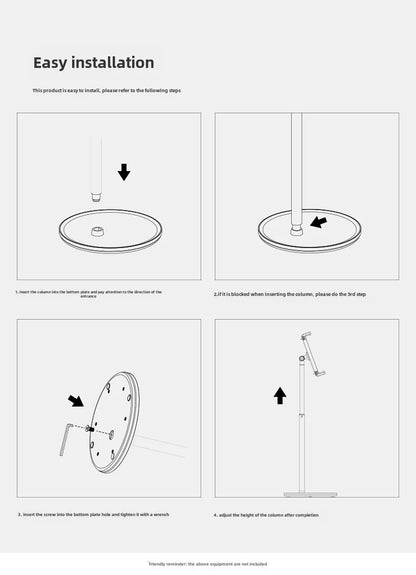 Sturdy Tablet Stand with Adjustable Viewing Angles - Ideal for Bedside, Desktop, and Kitchen Use