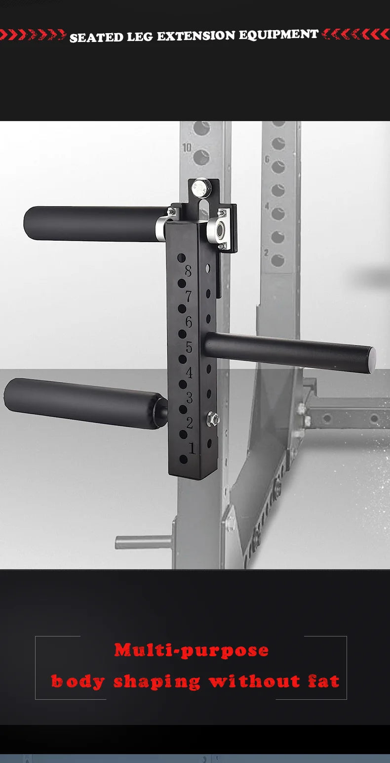 Seated Leg Extension and Curl Machine for Effective Leg Muscle Training Adjustable Leg Extension Attachment Leg Fitness