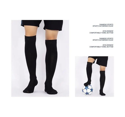 Soccer Socks Breathable Outdoor Football Sports Rugby Stockings Over Knee High Volleyball Baseball Hockey Kids Adults Long Socks