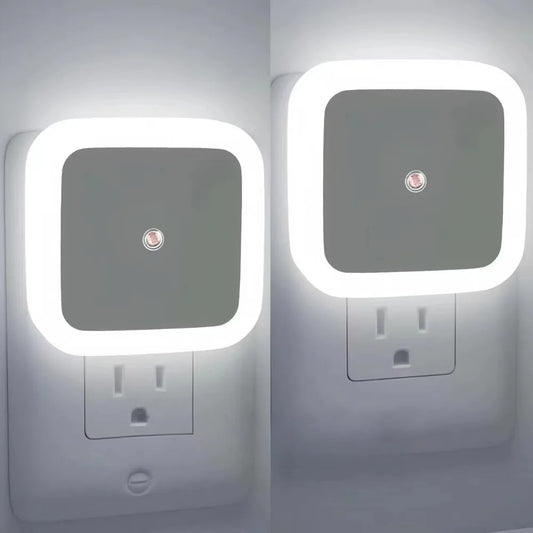 LED Night Lights Plug Into Wall Dusk To Dawn Light Sensor Night Light for Adults Kids Room Bedroom Bathroom Hallway Kitchen